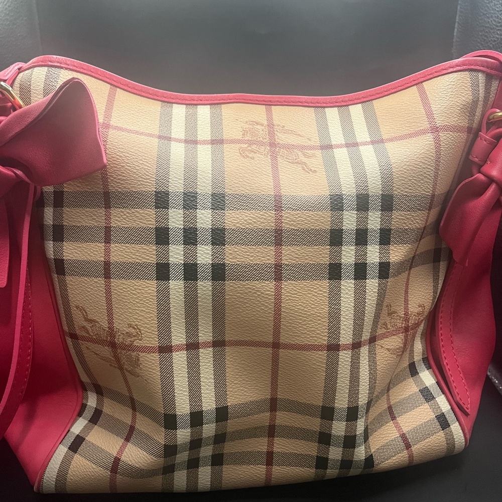 Burberry bag really cute